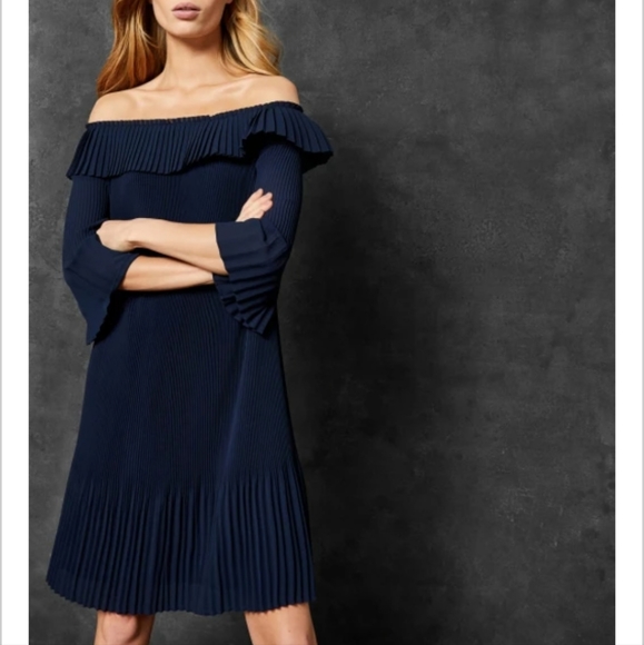Ted Baker pleated dress - Picture 7 of 8